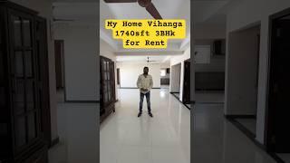 My Home Vihanga | Gachibowli | 1740sft 3BHK Flat For Rent | Property Management