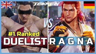 Tekken 8 | Duelist (#1 Ranked Kazuya) vs Ragna (Hwoarang) Ranked Matches