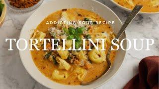 Creamy Sausage Tortellini Soup - Everyday Dishes