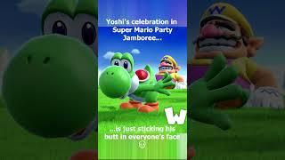 We can't believe Yoshi's celebration in Super Mario Party Jamboree... #marioparty #gaming