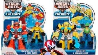 Protoman Reviews: Transformers Rescue Bots Energize - Heatwave & Kade Burns Bumblebee & Graham