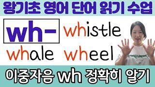 왕초보 왕기초 생활 영어 수업 | 봄날 영어학교 이중자음 공부 | wh가 들어가는 기초 필수 영어단어 읽기