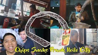 SNAKE CHIPS PRANKS ILOILO CITY EDITION | KLIFF ACUSTA VLOGS | PANAY IKOT