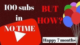 HOW TO GET YOUR FIRST 100 SUBS IN NO TIME | Chris Hoza