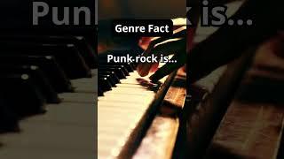 Genre Fact: Punk Rock ...  #facts #factshorts #factvideo #music #genre #artist #punk #punkrock