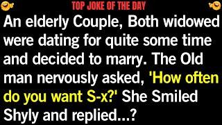  joke of the day |  Elderly Couple’s Wedding Plans Take a Hilarious Turn!  #humorviral