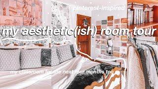 my aesthetic(ish) & pinterest inspired room tour 2020