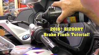 2016+ BMW R1200 RT Brake Flush Tutorial