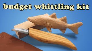 Best Budget Whittling Kit under $35!  Beginner Whittling kit set