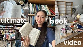 The ultimate BOOK video ⭐ bookstore & stationary shopping, mood reading, book haul