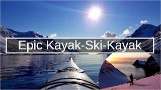 Epic Kayak Ski Kayak under the Arctic Midnight Sun