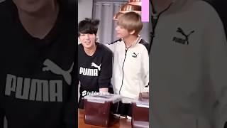 taehyung playing with jungkook hairs #shorts #btsforever #taekook moments