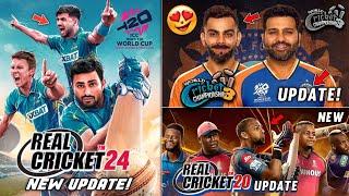 Real Cricket™24 finally! T20 Update | WCC3 New Update v2.6, Real Cricket 20 x New Cricket Game