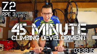 Indoor Cycling Workout | 45 Minute Climbing Development | Interval Training