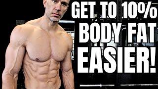 Reach 10% Body Fat by High and Low Calorie Days