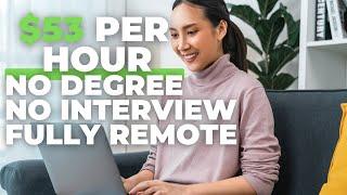 5 Entry Level Remote Jobs w/ No Degree & No Interview Always Hiring (2025)