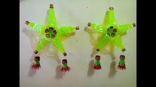 DIY Christmas Lantern / Parol Made of Recycled Plastic Bottle