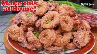 SIMPLE WAY & SECRET How to cook Tastiest SQUID recipe Crispy & EASY technique of Cooking Calamares