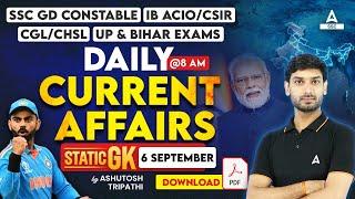 6 September Current Affairs 2024 | Current Affairs Today | GK Question & Answer by Ashutosh Sir