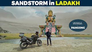 How a Sandstorm in Nubra Valley Ladakh looks like