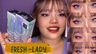 Vlog # 107 Fresh-lady Contact lenses honest review