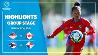 Women's Under-17 | United States vs Canada | Puerto Rico vs Panama