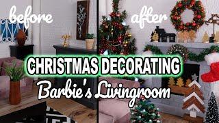 Christmas Decorating Livingroom Miniature Christmas