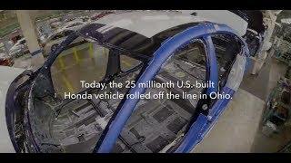 Honda Builds its 25 Millionth Automobile in the U.S.