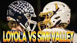 Loyola vs Simi Valley - LA vs Ventura County- CIFSS Division 3 Semi-Final Battle‼️