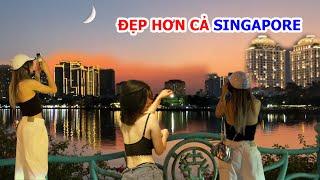 Một Góc Hà Nội Đẹp Hơn Cả Singapore Đông Nghịt Người Ra Ngắm Cảnh Chiều Hoàng Hôn Bên Hồ Tây