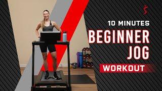 10 Min Quick BEGINNER TREADMILL JOG Workout