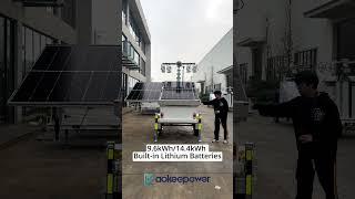 The Solar Solar Light Tower Trailer: A One-stop Solution for All Your Lighting, Power