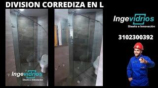 DIVISIONES DE BAÑO EN VIDRIO TEMPLADO EN BOGOTA-INGEVIDRIOS