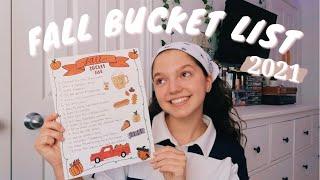 FALL BUCKET LIST 2021 | things to do this fall!!