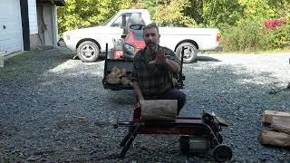 Earthquake 5 Ton Electric Log Splitter.  A long term review.