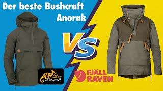 Die beste Jacke zum Bushcraften! Fjällräven no.8 vs. Helikon-Tex Anorak