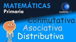 Propiedades de la multiplicación: conmutativa, asociativa y distributiva