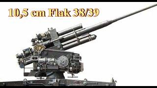 10.5 cm Flak 38/39 немецкая зенитка.