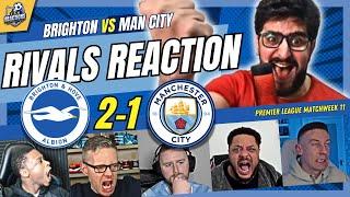 MAN CITY & RIVAL FANS REACTION TO BRIGHTON 2-1 MAN CITY | 24/25 PREMIER LEAGUE