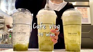 (Eng)Cafe vlog collection of 40minutes / 40mins cafe vlog