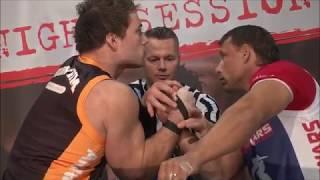 Arm Wars | Armwrestling | Lovei FRA v Haugland NOR | STRAPS WAR! | raw edit |