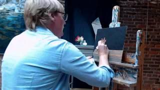 Colin Fraser Live Painting Demo at Principle Gallery