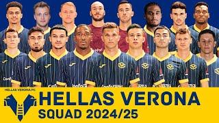 HELLAS VERONA FC Full Squad For Season 2024/25 | Hellas Verona | FootWorld