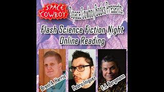 Flash Science Fiction Night: Brent A. Harris, Pedro Iniguez, F.J. Bergmann 8-20-24