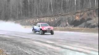 NISMO Stuff Racing Nissan Frontier at Team O'Neil SCCA Stage Rally Sprint