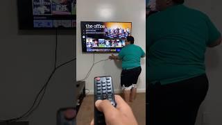 TOUCH SCREEN T.V PRANK  #shorts