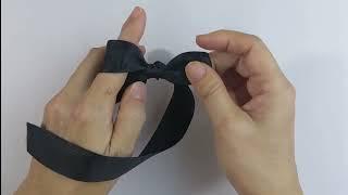 How to tie the perfect bow | DIY ribbon bow | How to make simple satin bow