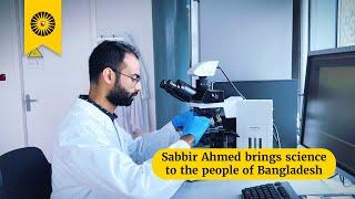 Researcher Sabbir Ahmed brings science to the public in his home country of Bangladesh