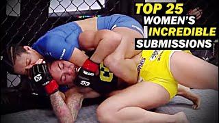 Top 25 Women's MMA Incredible Submissions