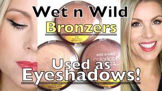 Drugstore Tutorial | Wet n Wild Bronzers as Eyeshadows!